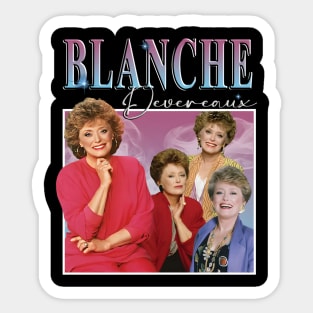 Blanche Homage Sticker